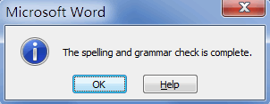 Why spelling matters - spell check